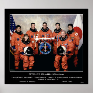 STS-92シャトル任務の乗組員… ポスター