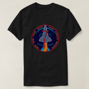 STS-95 スペースシャトル ディスカバリー号 ミッションパッチ ロゴ Tシャツ