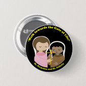 Sts. Perpetuaおよび幸運 缶バッジ (正面&裏面)