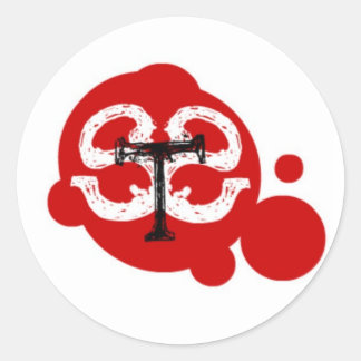 STS SPatterラウンドステッカー ラウンドシール