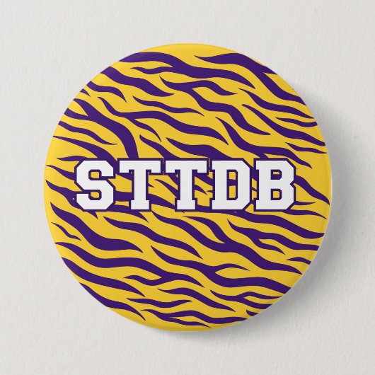 STTDB LSUピン – Tiger Band Neckゲームデイピン 缶バッジ (正面)