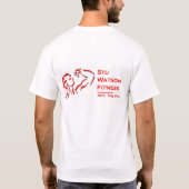 Stuワトソンのフィットネス Tシャツ (裏面)