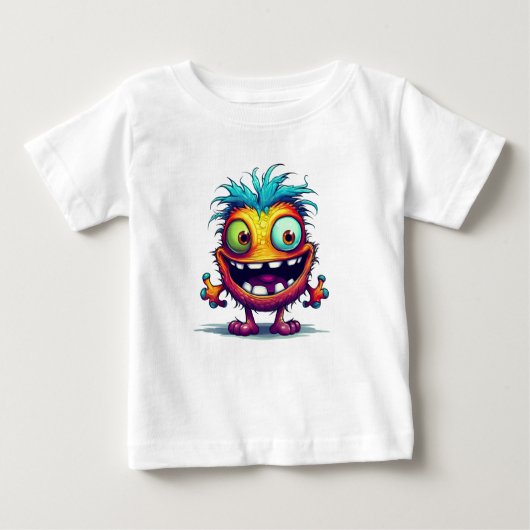 Stu 001はミニトロール ベビーTシャツ (正面)