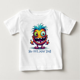 Stu 001ミニトロールパーソナライズされた ベビーTシャツ