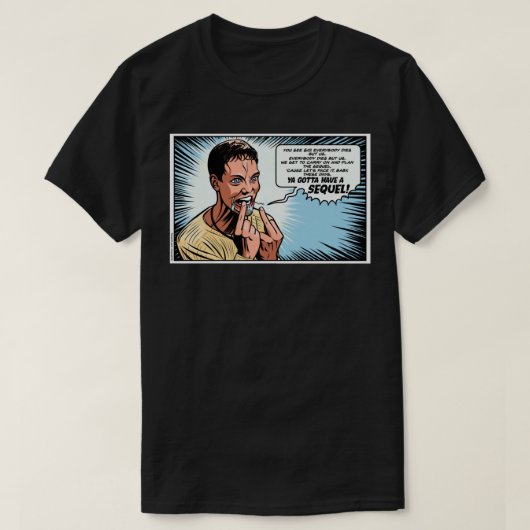 Stu Macher Scream Movie Comic Adaption Panel Art C Tシャツ (デザイン正面)