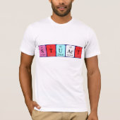 Stuart期別テーブル名のシャツ Tシャツ (正面)