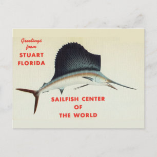 Stuart, Florida, Sailfish Centerからの挨拶 ポストカード