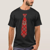 Stuart of Bute Scottish Badge & Tartan Necktie Tシャツ (正面)
