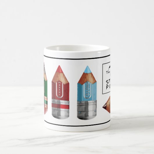 Stubbieの鉛筆#1のマグ コーヒーマグカップ (中央)