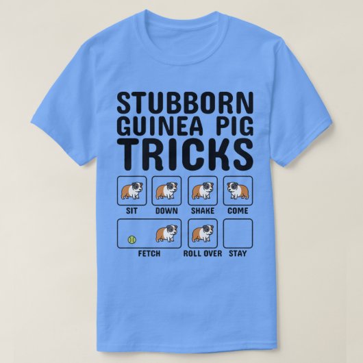 Stubborn Guinea Pig Tricks Pet Premium 5365  Tシャツ (デザイン正面)