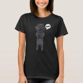 Stubborn Schnoodle Dog No_1 Tシャツ (正面)