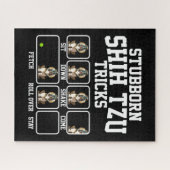 Stubborn Shih Tzu Dog Tricks ジグソーパズル (横)