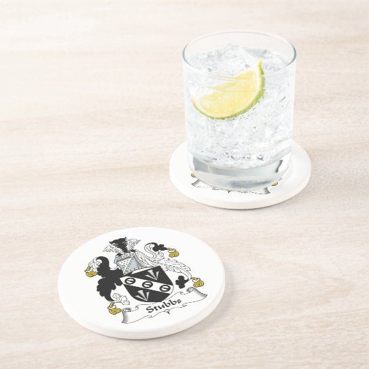 Stubbsの家紋 コースター (側面)