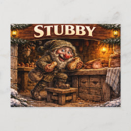 Stubby Icelandic  Yule Lad Postcard シーズンポストカード