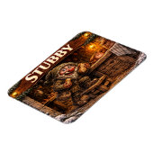 Stubby Icelandic  Yule Lad Postcard マグネット (左側)