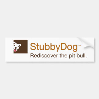 StubbyDogのバンパーステッカー バンパーステッカー