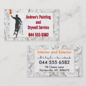 Stuccoの絵画サービス予算カラフル価値の新規 名刺 (正面/裏面)