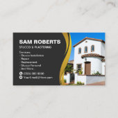 Stucco Business Card Plastering 名刺 (正面)