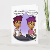 Stuck  サンキューカード (正面)