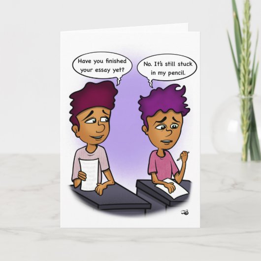 Stuck  サンキューカード (正面)