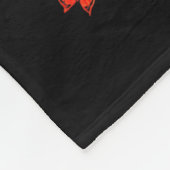 Stuck Between Idk, I And Idgaf Sunflower Skull Sar フリースブランケット (角)