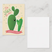 Stuck on You Classroomバレンタイン エンクロージャーカード (正面/裏面)