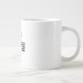 Stuck On You Clean Minimal Style  ジャンボコーヒーマグカップ (右)