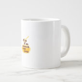 Stuck On You Minimal Love Design  ジャンボコーヒーマグカップ (正面右)