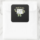 Stuck On You Post It Minimal Modern Style  スクエアシール (バッグ)