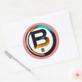 Stuck on You Stickers ラウンドシール (封筒)