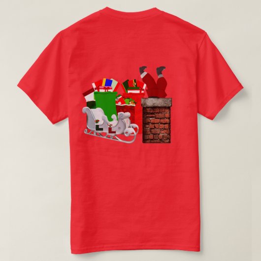 Stuck Santa T-Shirt Tシャツ (デザイン裏面)
