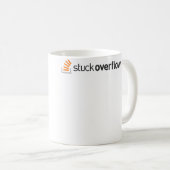 Stuckoverflow 正確なロゴ コーヒーマグカップ (正面右)