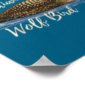 Stud Canadian Wolf Bird Funny Loon Humor Meme Sayi ポスター (角)