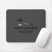 Stud Canadian Wolf Bird Lgbt Hockey  マウスパッド (マウス)