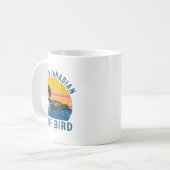 Stud Canadian Wolf Funny Loon Bird Humor Quote コーヒーマグカップ (正面左)