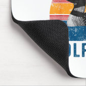 Stud Canadian Wolf Funny Loon Bird Humor Quote  マウスパッド (コーナー)