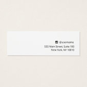 Stud Earring Jewelry Plain Display Card (裏面)