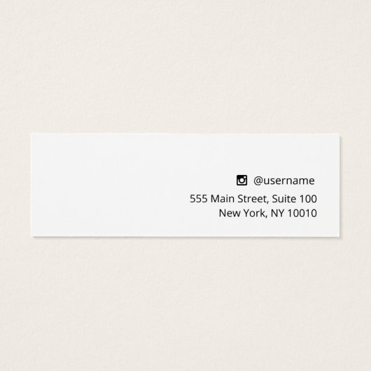  Stud Earring Jewelry Plain Display Card (裏面)