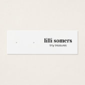  Stud Earring Jewelry Plain Display Card (正面)