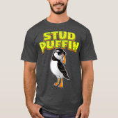 Stud Puffin  Funny Seabird Stud Muffin  Bird Tシャツ (正面)
