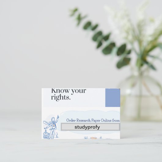 studdyprofyで学術の優秀さを達成 名刺 (スタンド正面)