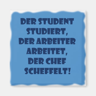 Student, Arbeiter und Chef マグネット