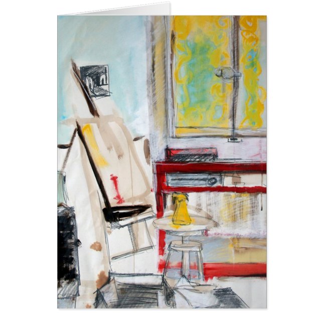 Student Art Studio Aix-en-Provence 1982カード (正面)