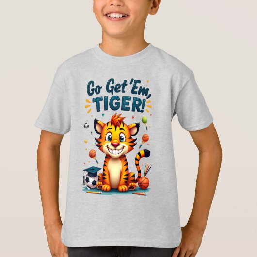 Student Athlete Tiger Tシャツ (正面)