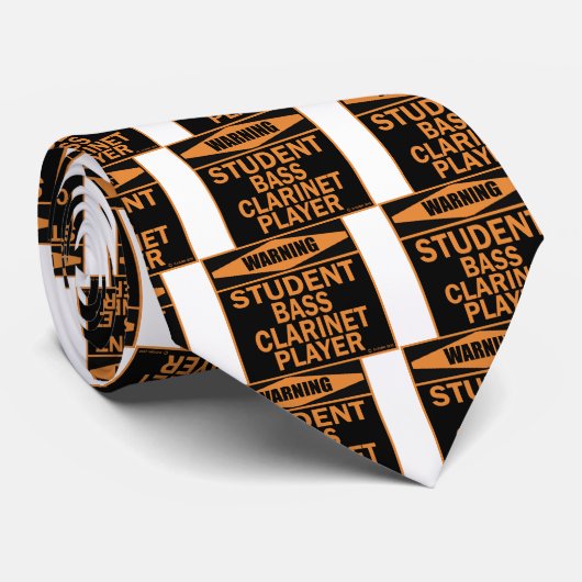 Student Bass Clarinet Player ネクタイ (ロール)