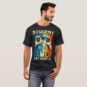 Student By Day Gamer By Night Meme For Gamers 2 Tシャツ (正面フル)