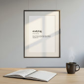 Student Definition Poster | Dictionary Style ポスター
