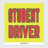 Student Driver シール (シート)