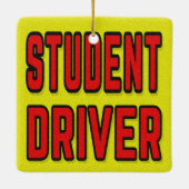 Student Driver セラミックオーナメント (裏面)