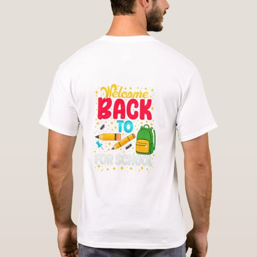 Student Growth Mindset | Study Motivation Poster Tシャツ (裏面)